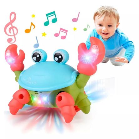 Cangrejo Musical con Luz y Sonido