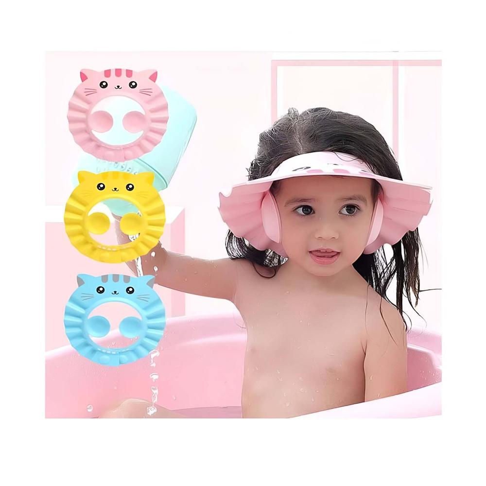 Gorra de Baño Ducha para Bebes Ajustable x 3UN Gorra de Baño Ducha para Bebes Ajustable x 3UN