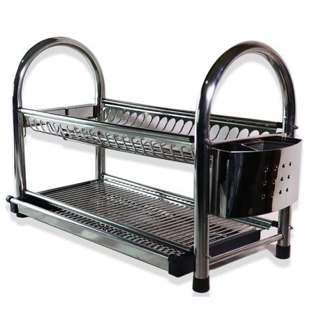 Escurridor Solangel SL-628 Acero Inoxidable 2 Niveles