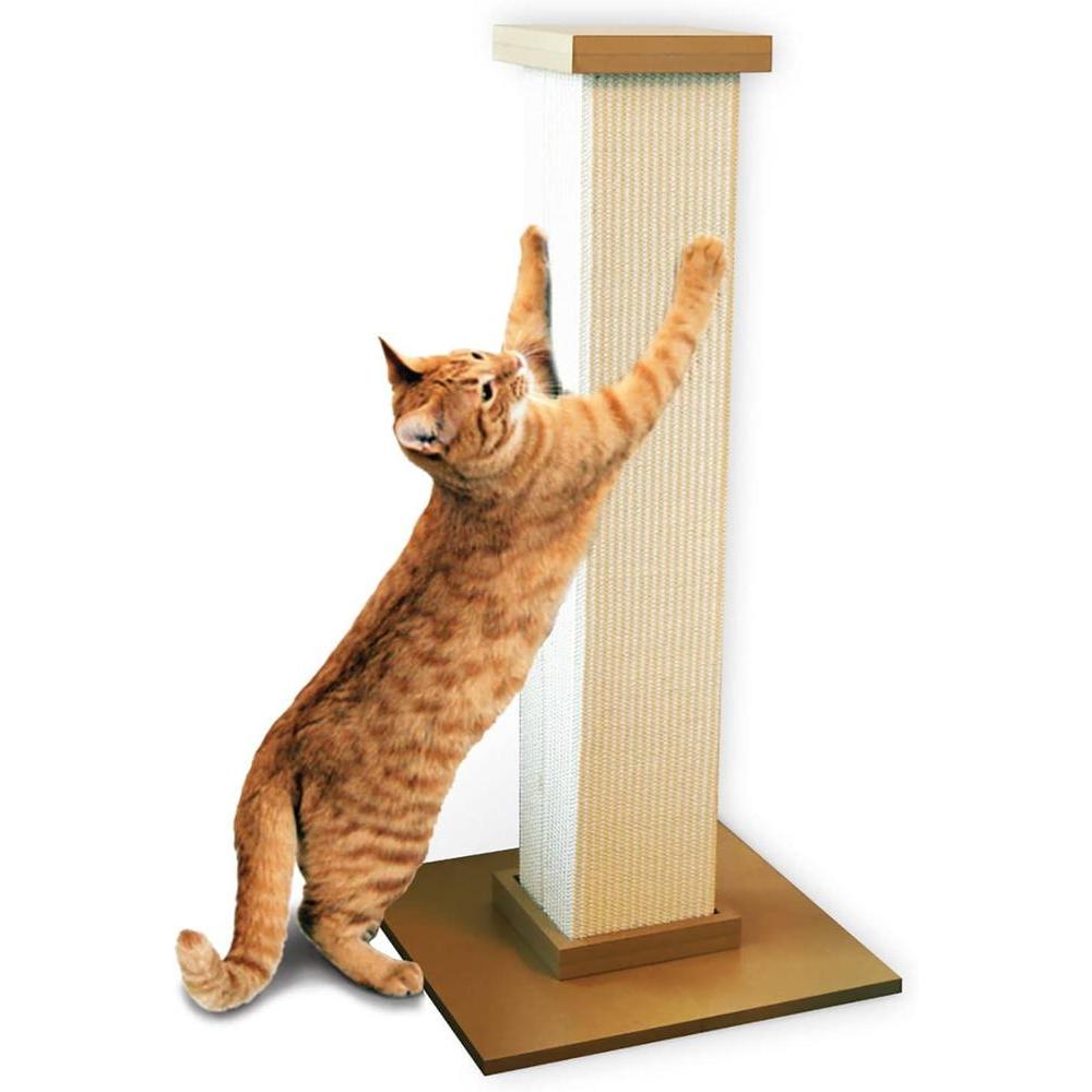 Poste arañazos SmartCat beige para proteger muebles y satisfacer gatos Poste arañazos SmartCat beige para proteger muebles y satisfacer gatos