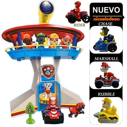 Nuevo Centro De Mando Patrulla Canina Paw Patrol Set Figuras Pel