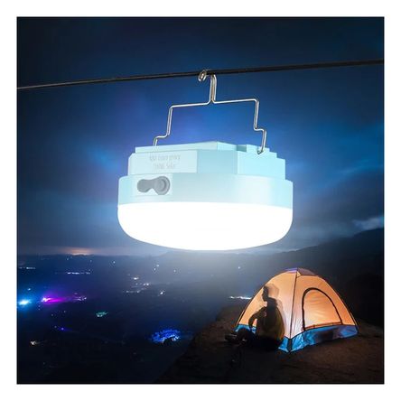 Foco Cargable en Color Celeste Y+Agendita Foco Cargable en Color Celeste Y+Agendita