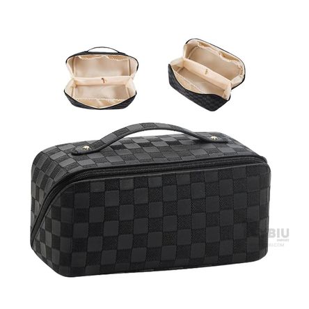 Neceser Sencillo de Maquillaje en Negro Y+Regalo Agendita Neceser Sencillo de Maquillaje en Negro Y+Regalo Agendita
