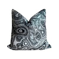 Funda Cojin Marble Black Saten 45x45 cm