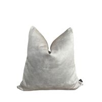 Funda Cojin Suede Hueso Tacto Cuero 45x45 cm