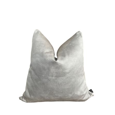 Funda Cojin Suede Hueso Tacto Cuero 45x45 cm