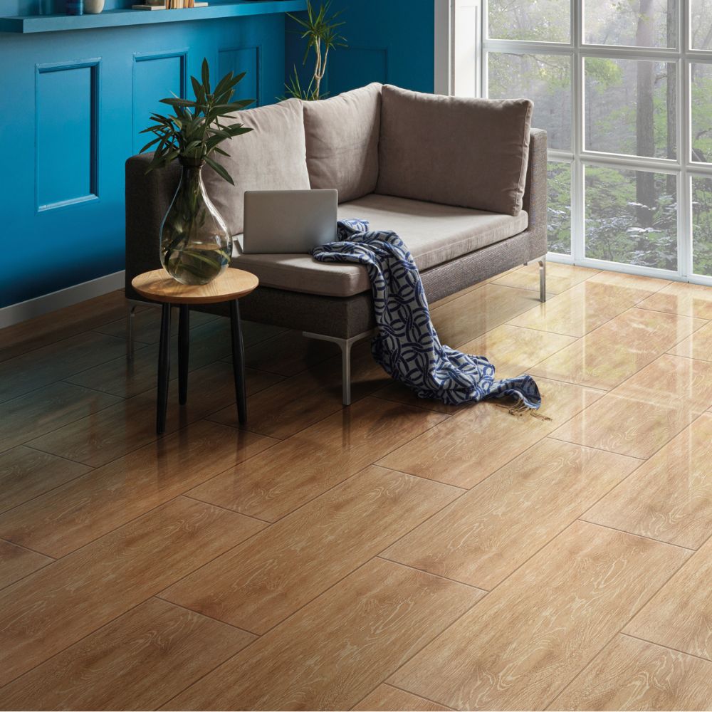 Piso Cerámico Maderado Fresno Perla II 20x60cm 1.20m2 Celima