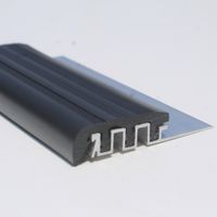 Rodopaso Aluminio con Antideslizante Negro x 2.40m Euroborde