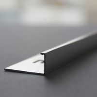 Perfil de Aluminio L Brillante 12mm x 2.40m Euroborde