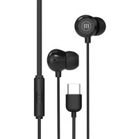 Audífonos In Ear MAXELL Modelo INBAX Negro con Conector UsbC