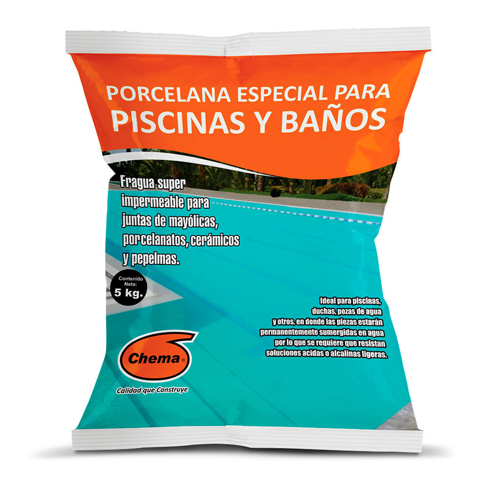 Fragua Chema Porcelana Especial Cemento Azul 5 kg
