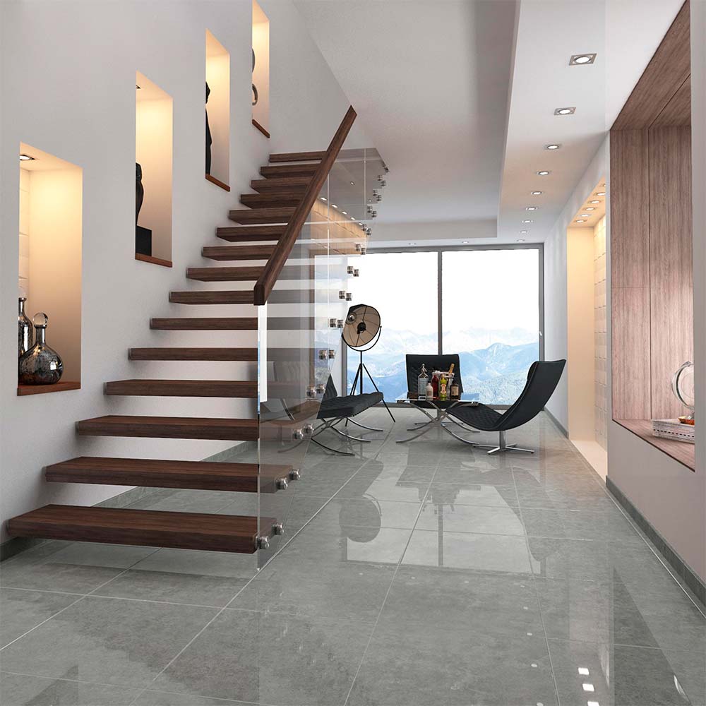 Piso porcelanato Always Silver 60x60 1.44m2 Klipen