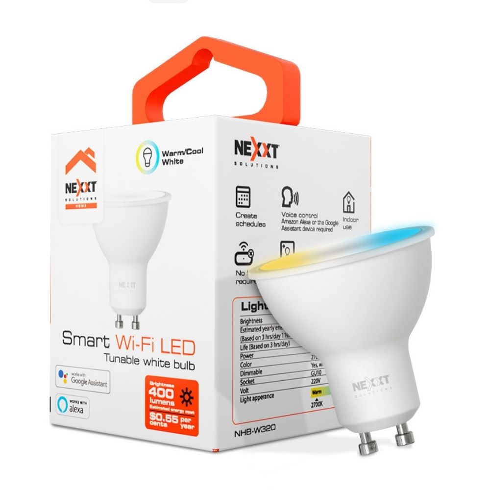 Foco led smart wifi 220v Gu10 Nhb-w320 Nexxt