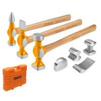 Juego de Martillos para Planchar 7 Piezas Ingco HBAFH0712