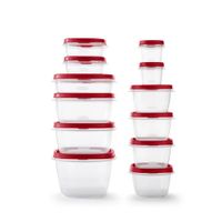 Set Hermeticos Rubbermaid Easy Find Lids 24 Piezas