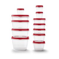 Set Hermeticos Rubbermaid Easy Find Lids 24 Piezas