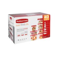 Set Hermeticos Rubbermaid Easy Find Lids 40 Piezas