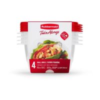 SET HERMETICOS TAKELONGS 4 PIEZAS 760ML REDONDO