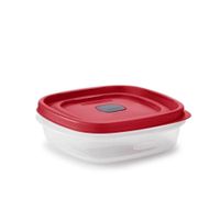 HERMETICO EASY FIND LIDS TAPA ROJA VENT 710ML CUADRADO