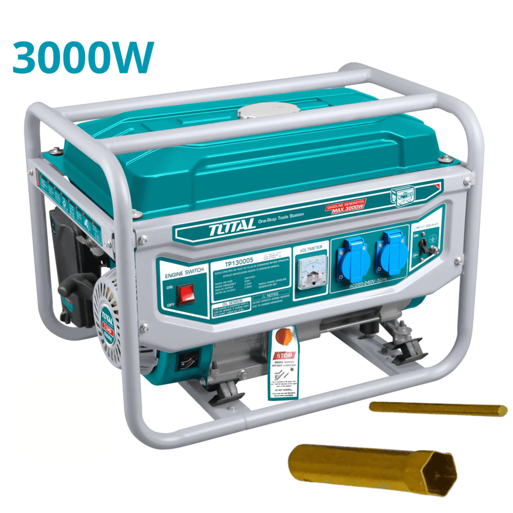 Generador Gasolinero 3000w 4 Tiempos Total TP130005-5