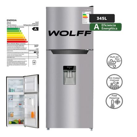 Refrigeradora Wolf WRF365D No Frost de 345 L