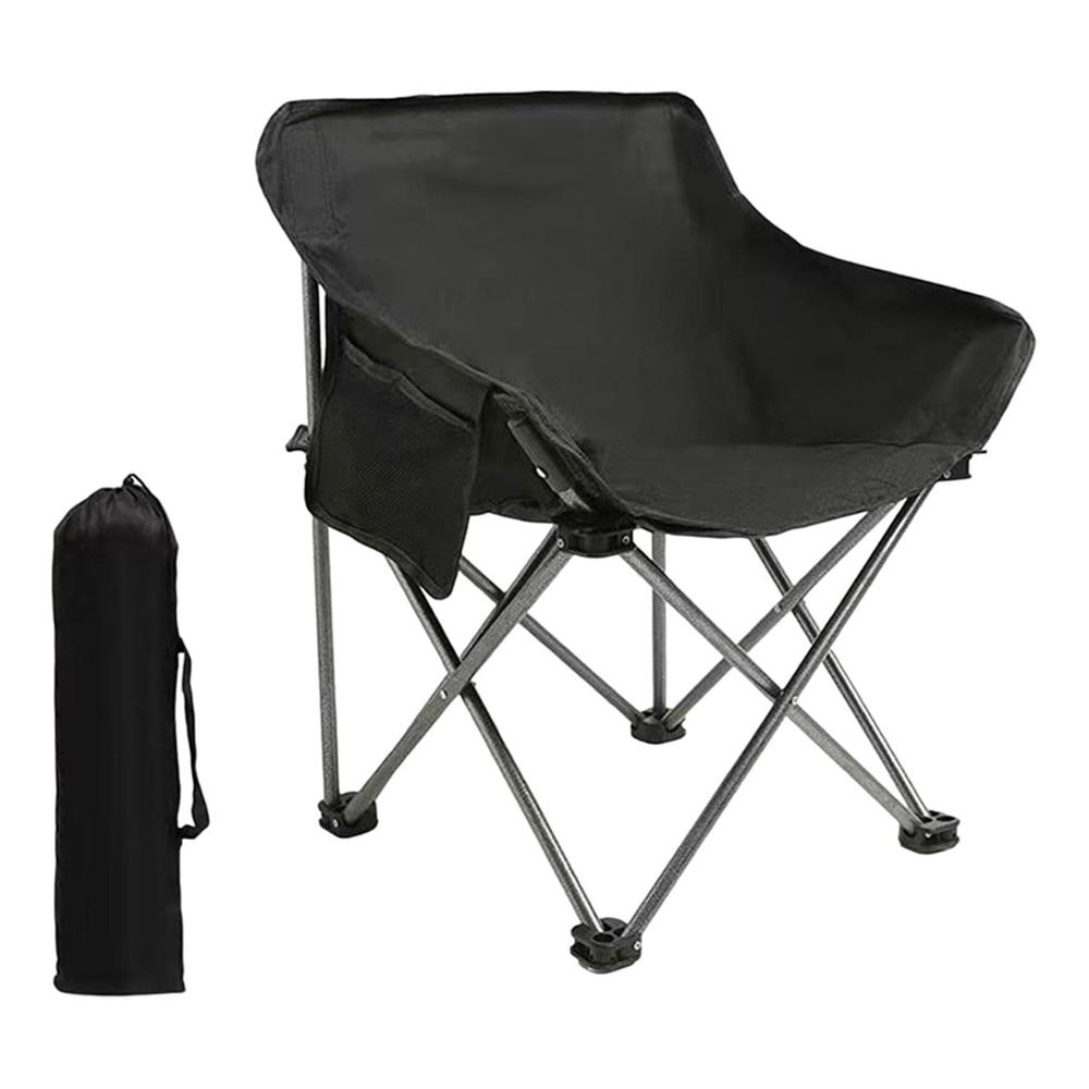 Silla Plegable De Camping Playa Piscina Terraza Prem Negra