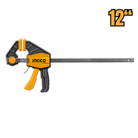 Prensa Rápida 12"" auto Ajustable Soporta 60Kg Ingco HQBC01602