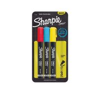 Marcador Tiza Líquida Borrable Sharpie Chalk 3CT