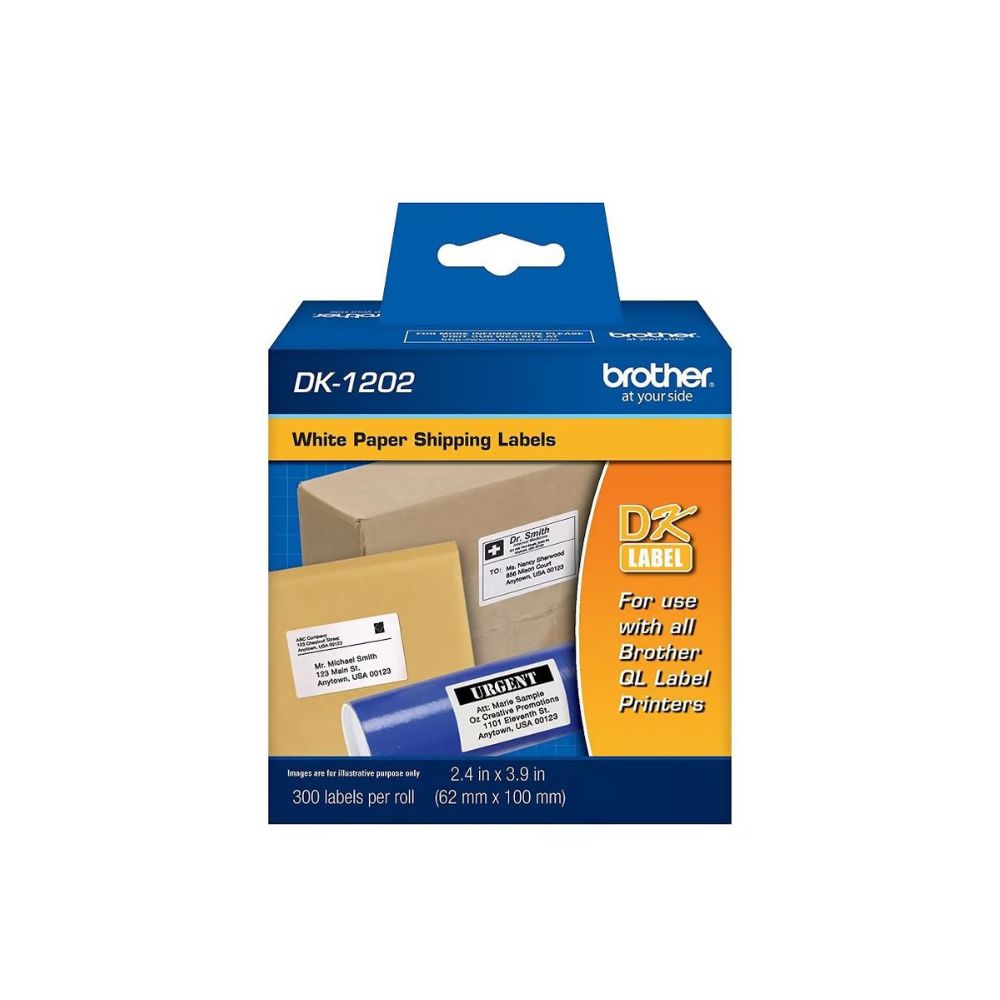 6 Rotoli Etichette Spedizione Compatibili Brother DK-1202 + 1 Cartuccia Riutilizzabile ProLine