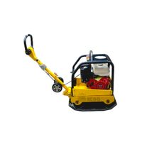 Plancha Compactadora Gasolinero 5.5 HP 130 kg Con Motor Honda GX160