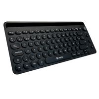 Teclado Teros TE-4064 Inalámbrico 2.4GHZ BT 3.0  Negro