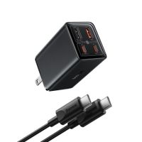 Cargador Baseus 65W GaN 6 Pro Carga Rápida 4 Puertos con Cable 1m