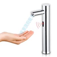 Griferia Con Sensor Automatico Tipo Bowl Bronce Cromado