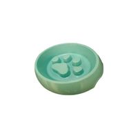 Plato para perro Antiansiedad Huella Melamine color Verde