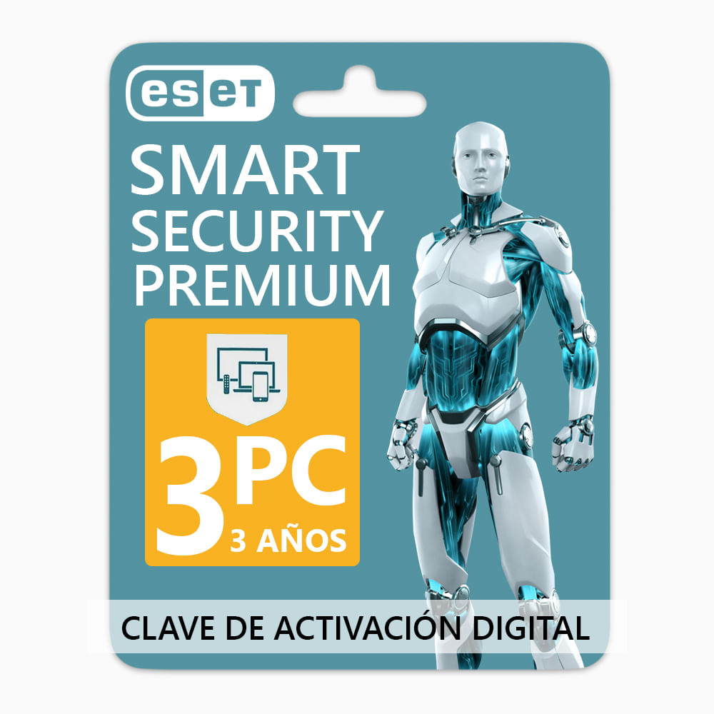 Antivirus ESET Smart Security Premium 3PC 3 Años