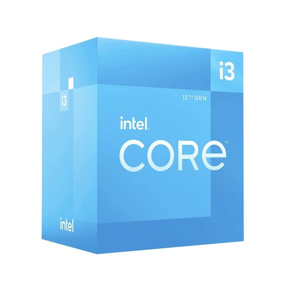 Procesador Intel Core i3-12100 3.3-4.3GHz 12MB LGA1700 Intel7 10nm