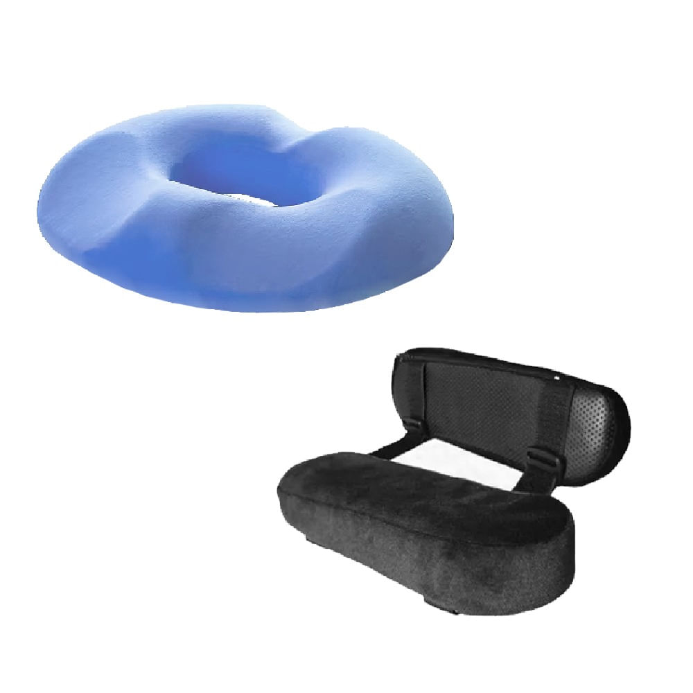 CojÍn Dona Gel Para Hemorroides Coxis + Regalo Apoyabrazos