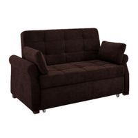 Sofá Cama Ressen con Almohadas 1.5 Plz - Chocolate