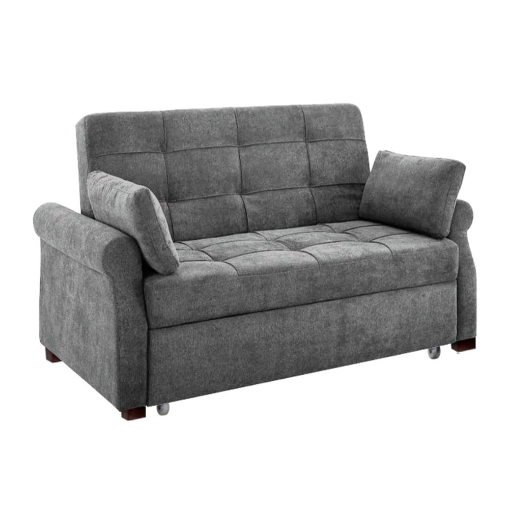 Sofá Cama Ressen con Almohadas 1.5 Plz - Gris Claro