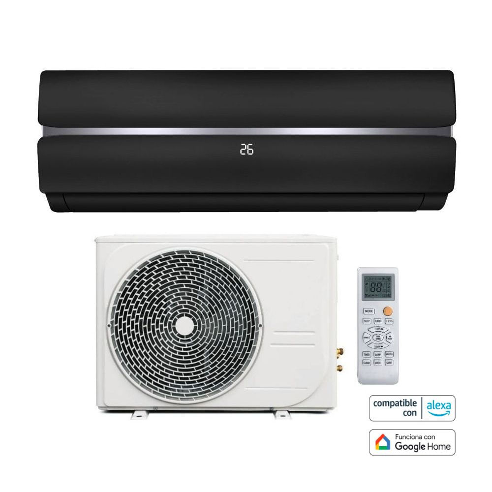 Aire Acondicionado Split Orange 24000 BTU Inverter Wifi Frío/Calor Negro CS-24V2A-B