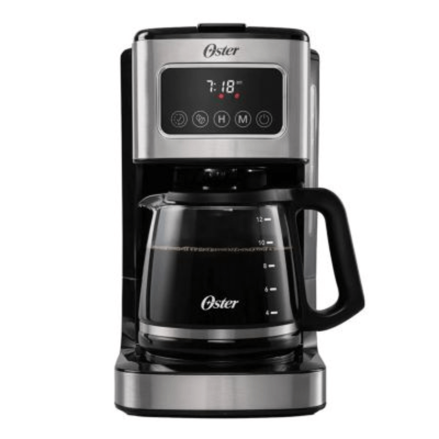 Cafetera Oster BVSTDC4403 programable 12 tazas con pantalla táctil