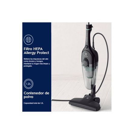 Aspiradora Electrolux Vertical con Cable 2 En 1 Stk12