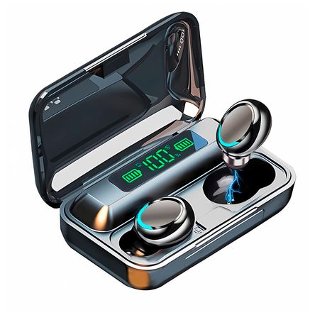Audífonos Bluetooth F9-5 TWS | Negro Audífonos Bluetooth F9-5 TWS | Negro