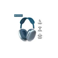 Audífonos  Estéreo P9 Bluetooth color Azul Metálico