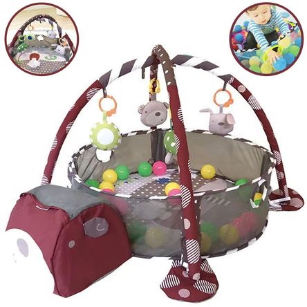Gimnasio de Bebe Didáctico 3 en 1 con Pelotas Osito Gimnasio de Bebe Didáctico 3 en 1 con Pelotas Osito
