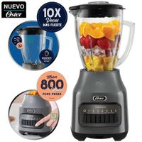 Licuadora Oster® Con Vaso de Vidrio y 6 Velocidades Más Pulso BLSTPEG-GPB