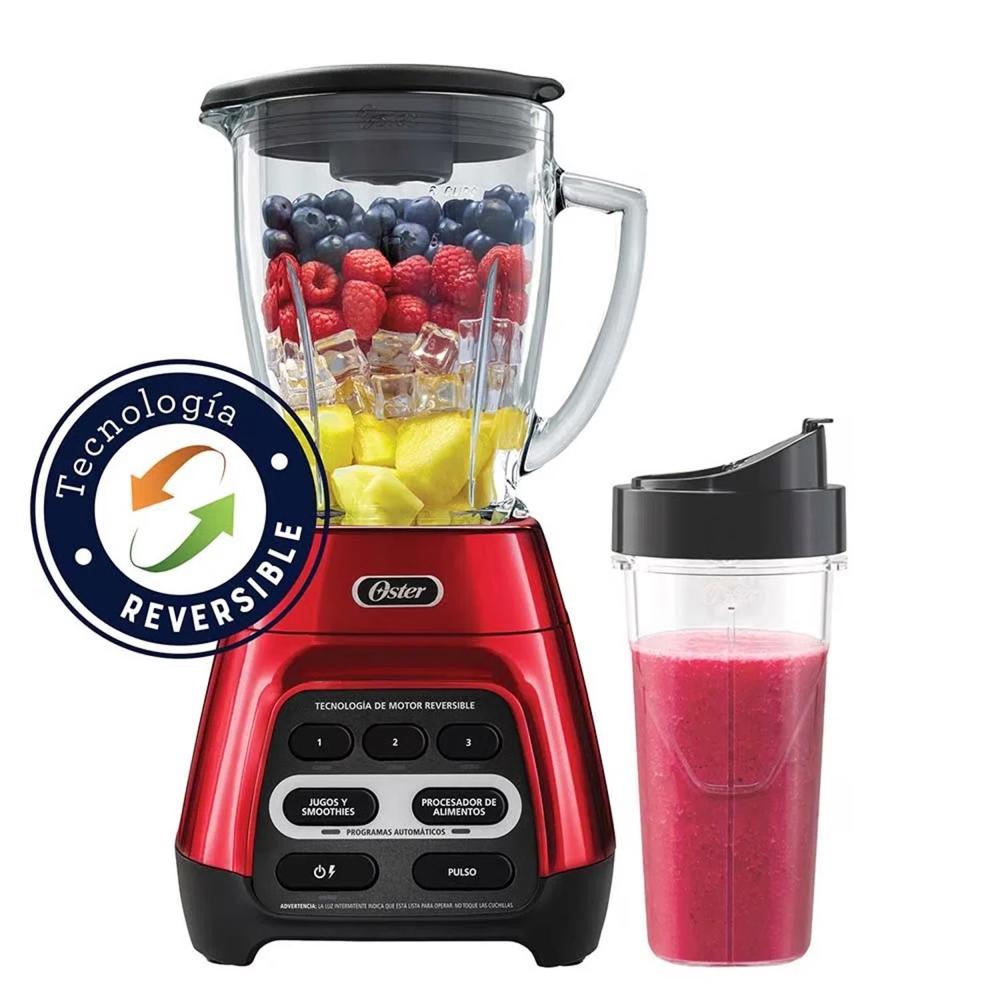 Licuadora Reversible de 1.5 Lts 3 Vel Blend Go Oster BLSTPYG1310RBG  Rojo 700 W