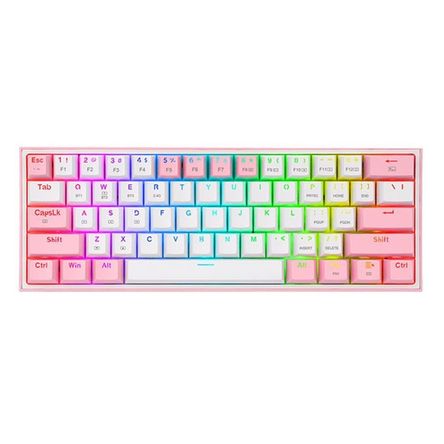 Teclado Redragon Fizz Pro K616 RGB Wireless Switch Red Español / White-Pink