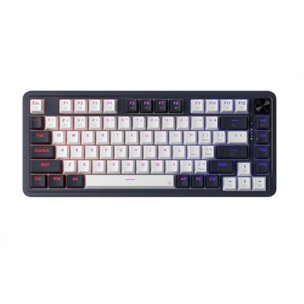 Teclado Redragon Ucal Pro K673WB 75% Wireless White/Black