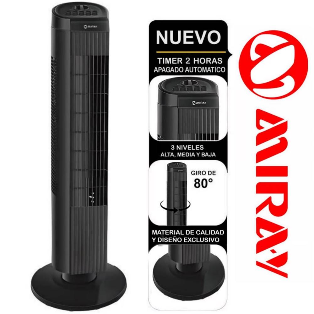 Ventilador de Torre 30"" 3 Velocidades VMTT-933 Negro 35W